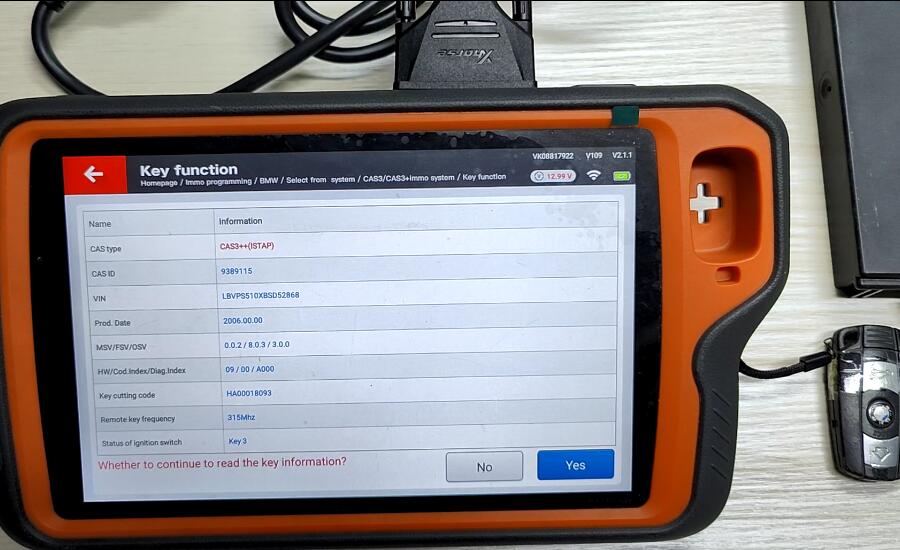 Xhorse Key Tool Plus Add CAS3++ Semi Smart Key with Godiag Test Platform