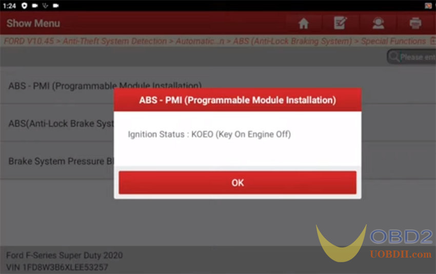 How to Solve 2020 Ford ABS Initial Configuration Not Completed by Launch X431 IMMO Plus