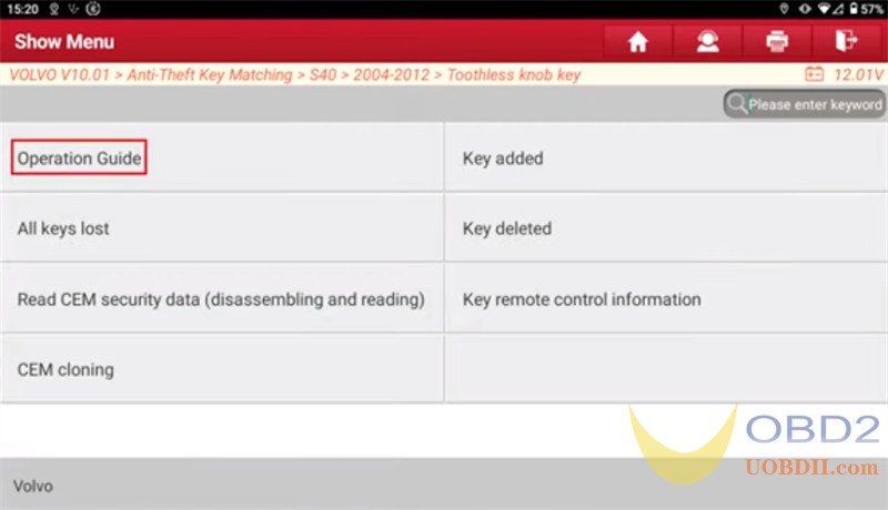 How to Do Volvo Smart Key Matching with Launch X431 IMMO Plus/Elite?