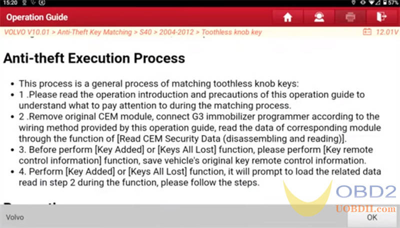 How to Do Volvo Smart Key Matching with Launch X431 IMMO Plus/Elite?