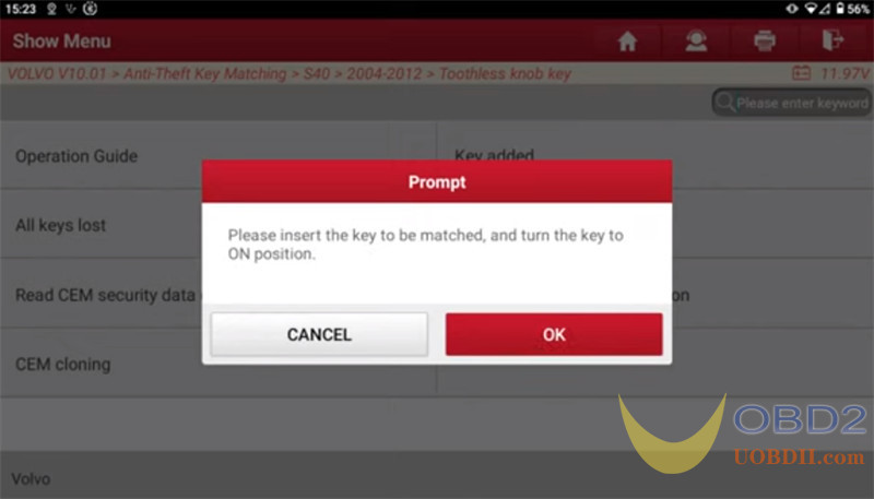 How to Do Volvo Smart Key Matching with Launch X431 IMMO Plus/Elite?