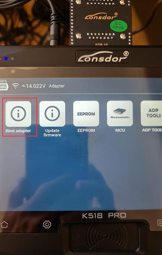 How to Bind Lonsdor Super ADP 8A/4A Adapter to K518 Pro?