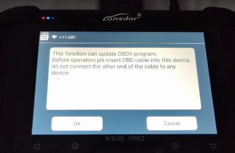 How to Do OBDII Cable and Hardware Self-Test on Lonsdor K518 Pro?