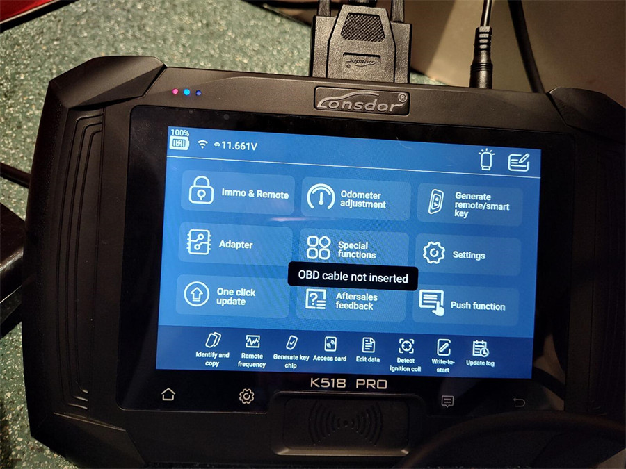 How to Do OBDII Cable and Hardware Self-Test on Lonsdor K518 Pro?