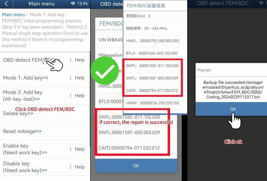 How to Fix BMW FEM BDC Coding Lost by Yanhua Mini ACDP 2?