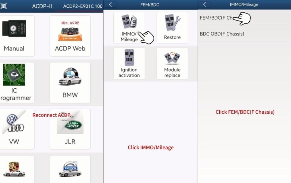 How to Fix BMW FEM BDC Coding Lost by Yanhua Mini ACDP 2?