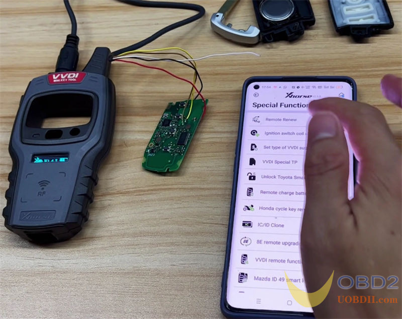 How to Renew BMW F Series 868MHz Remote by VVDI Mini Key Tool