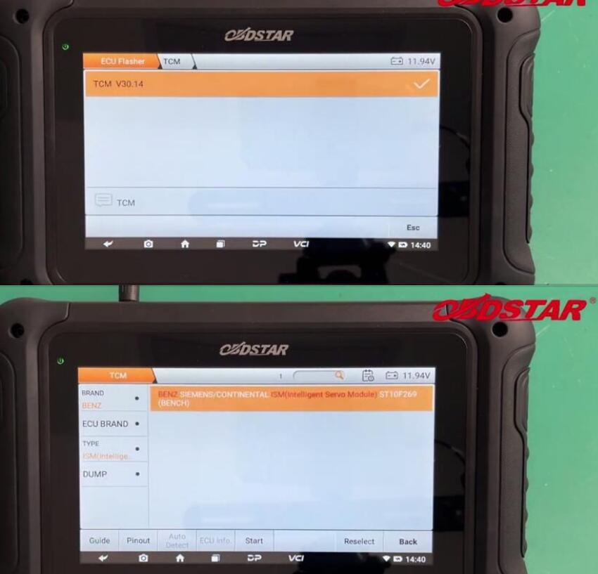 OBDSTAR DC706 Clone Benz SIM271DE ECM/ISM TCM on Bench