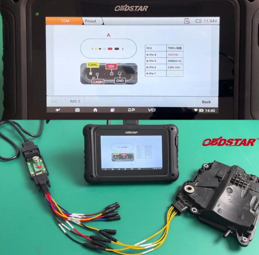 OBDSTAR DC706 Clone Benz SIM271DE ECM/ISM TCM on Bench