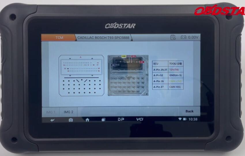 How to Clone CADILLAC T93 TCM with OBDSTAR DC706 on Bench?