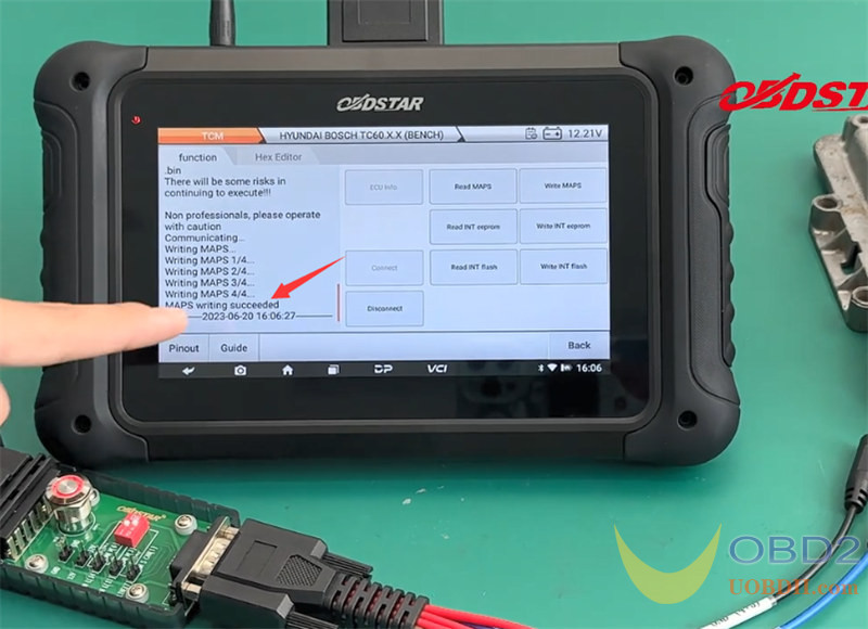 How to Clone Hyundai BOSCH TC60.X.X TCM by OBDSTAR DC706