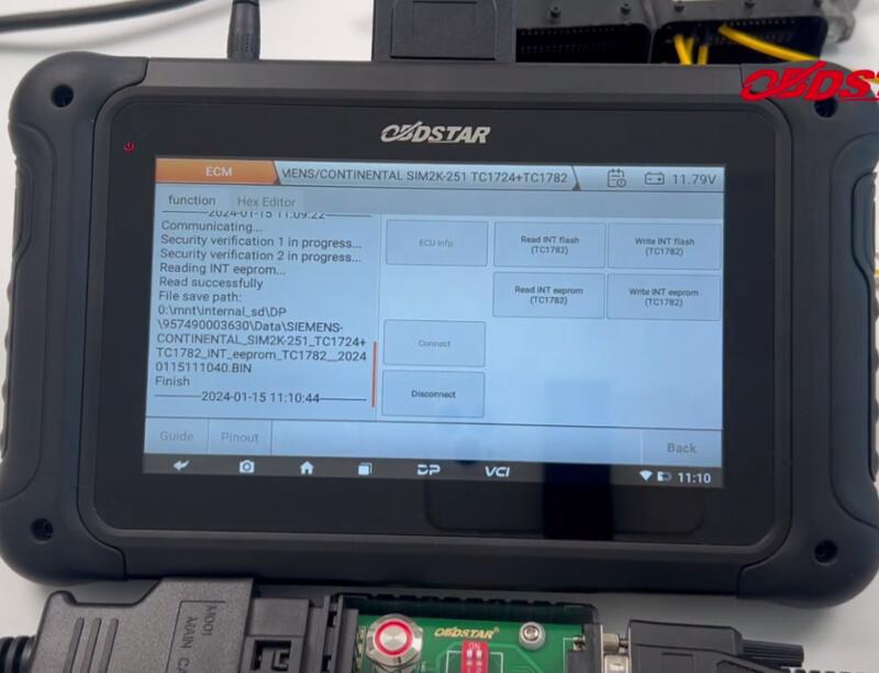 OBDSTAR DC706 Clone Hyundai Siemens SIM2K-251 on Bench