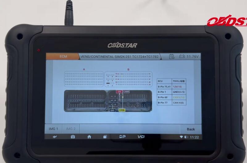 OBDSTAR DC706 Clone Hyundai Siemens SIM2K-251 on Bench