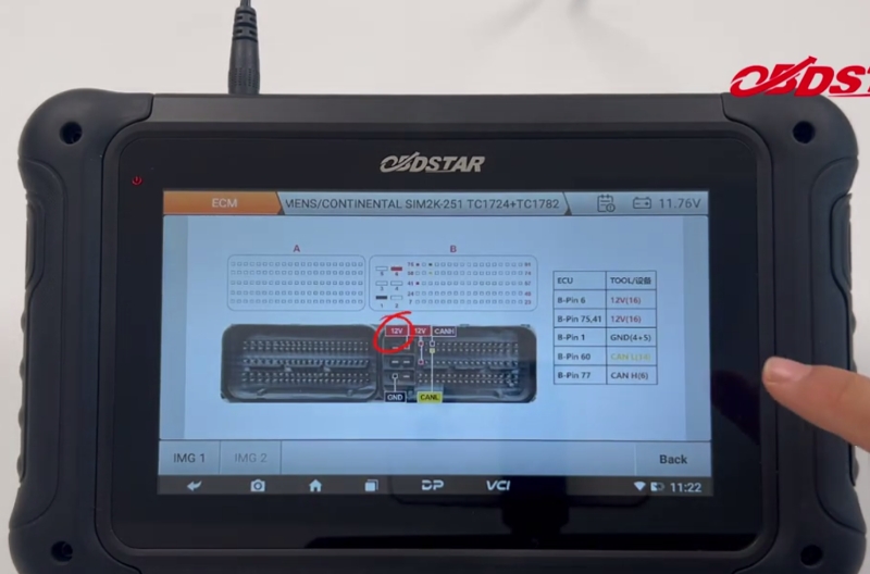 OBDSTAR DC706 Clone Hyundai Siemens SIM2K-251 on Bench