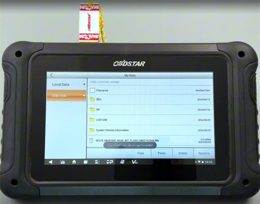 OBDSTAR DC706 Data Export and Deletion in Three Methods