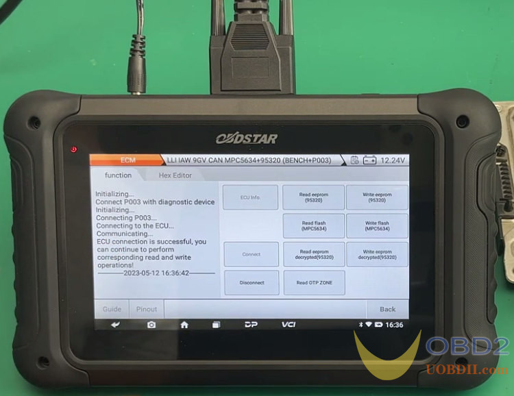 How to Read and Write VW IAW 9GV ECM with OBDSTAR DC706 on Bench?