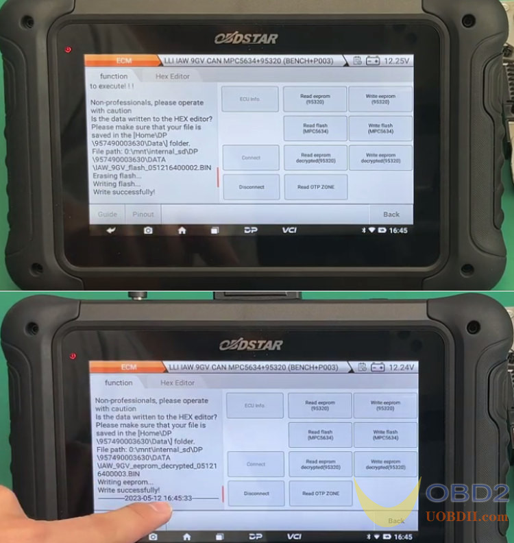 How to Read and Write VW IAW 9GV ECM with OBDSTAR DC706 on Bench?