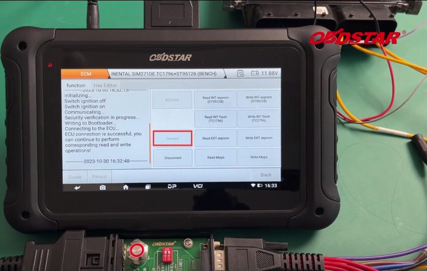 OBDSTAR DC706 Clone Benz SIM271DE ECM/ISM TCM on Bench