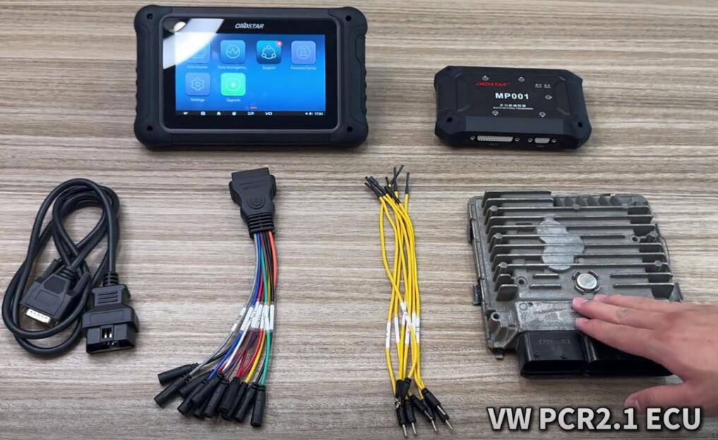 VW PCR2.1 Read/Write by OBDSTAR DC706 on Bench