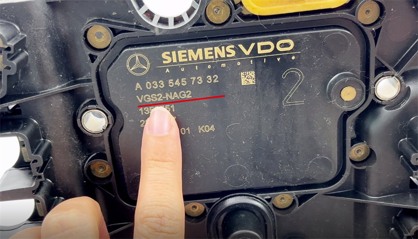 OBDSTAR DC706 Reset Virgin on Benz Siemens VGS2-NAG2 TCM