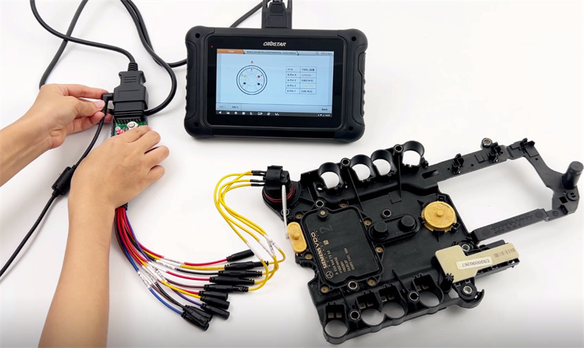 OBDSTAR DC706 Reset Virgin on Benz Siemens VGS2-NAG2 TCM