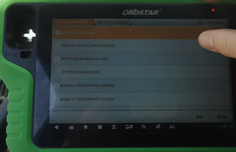 How to Program Fiat Panda Hybrid 2022 Blade Key AKL by OBDSTAR G3?