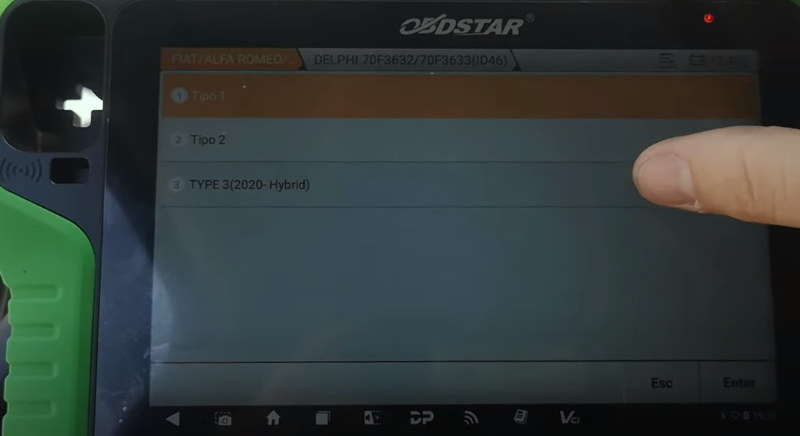 How to Program Fiat Panda Hybrid 2022 Blade Key AKL by OBDSTAR G3?