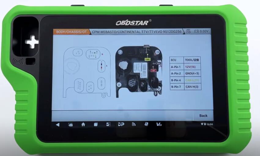 Land Rover AHCM 9S12DG256 Read and Write with OBDSTAR G3/DC706