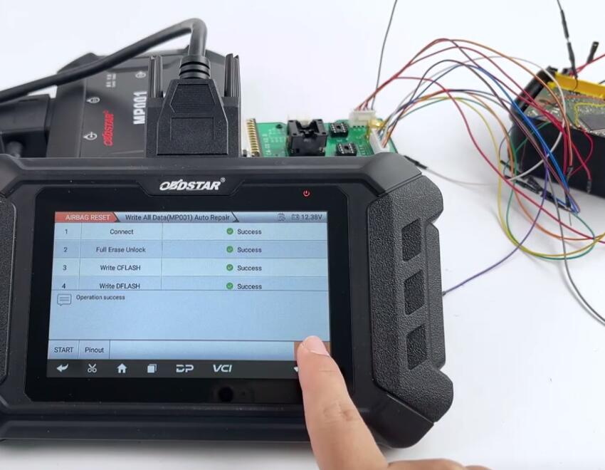 How to Reset AITO R7F701A033 Airbag by OBDSTAR P50?