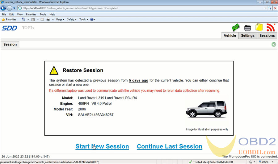 Super ICOM Pro N3+ Tutorials: JLR Diagnosis For 2006 Land Rover L319