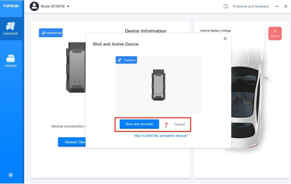 Topdon Rlink X7 J2534 Driver Download, Install and Activate