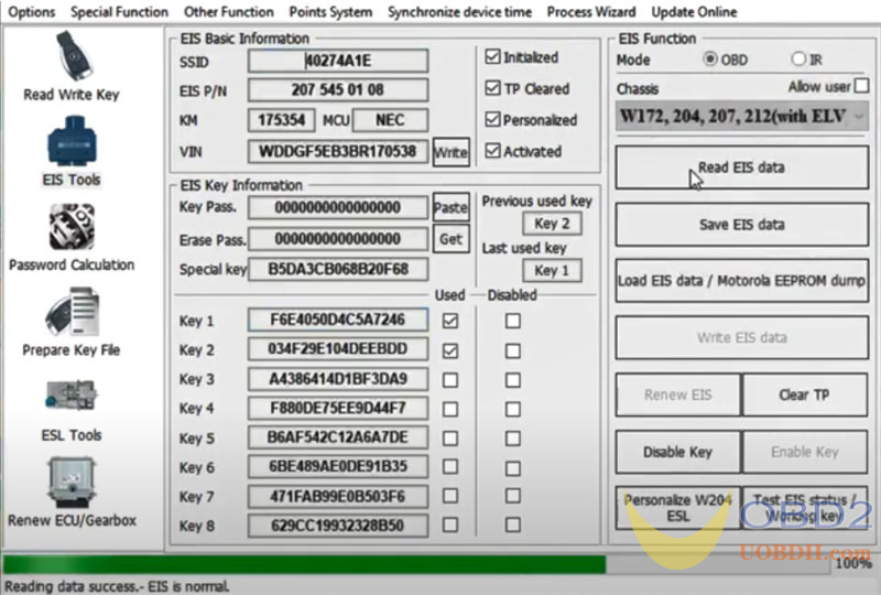 VVDI MB Tool Tutorials: Replace Mercedes- Benz W204 ELV