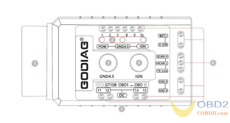 What is GODIAG GT108 OBDI-OBDII Universal Conversion Adapter?