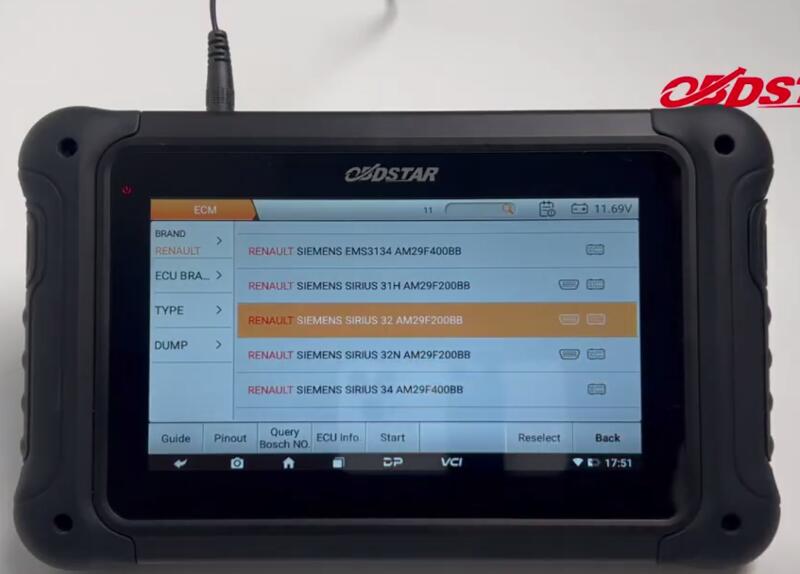 Renault Siemens SIRIUS 32 Clone: OBDSTAR DC706, Foxflash, or Kess V3?