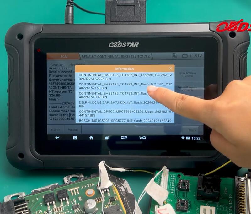 Which Tool to Clone Renault Continental EMS3125 ECM?