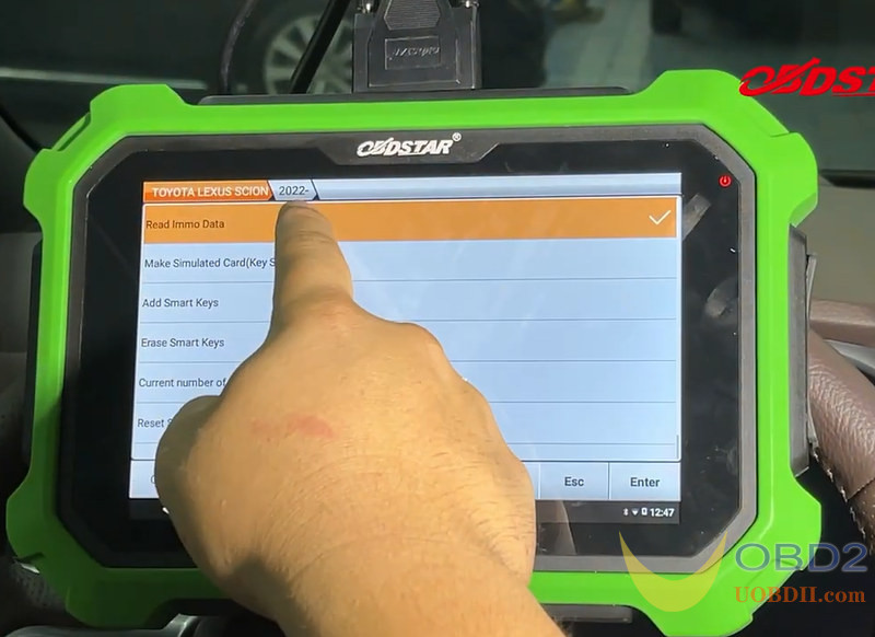 How to Program Toyota 8A-BA 2022- Proximity Keys with OBDSTAR X300 DP Plus?