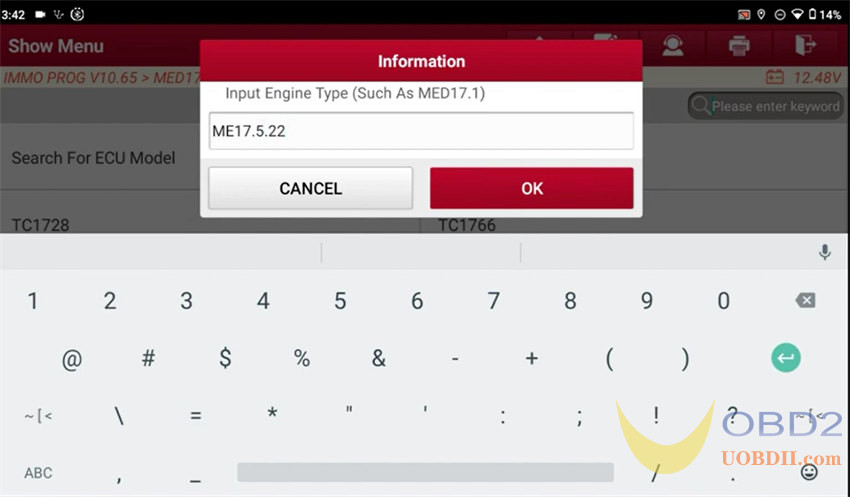 Launch X431 IMMO Plus/Elite Clone VW/AUDI ME17.5.22 Engine Computer