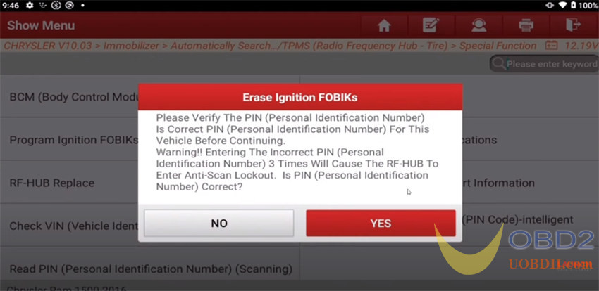 How to Do Chrysler Anti-theft Key Matching with Launch X431 IMMO Plus/Elite?