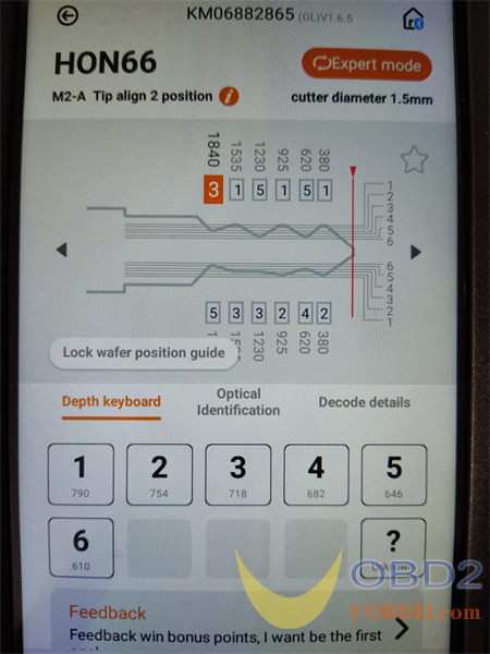 Xhorse Key Cutting Machine decode Hon66 FAQ