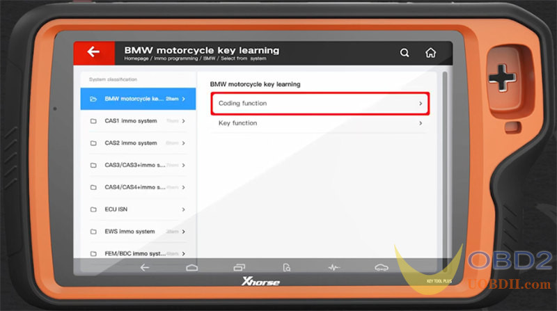 Xhorse Key Tool Plus Tutorials: BMW Motorcycle Key Learning