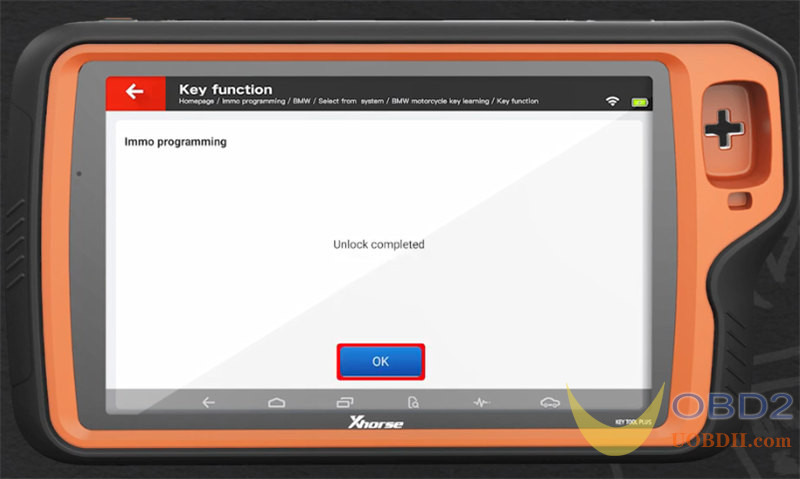 Xhorse Key Tool Plus Tutorials: BMW Motorcycle Key Learning