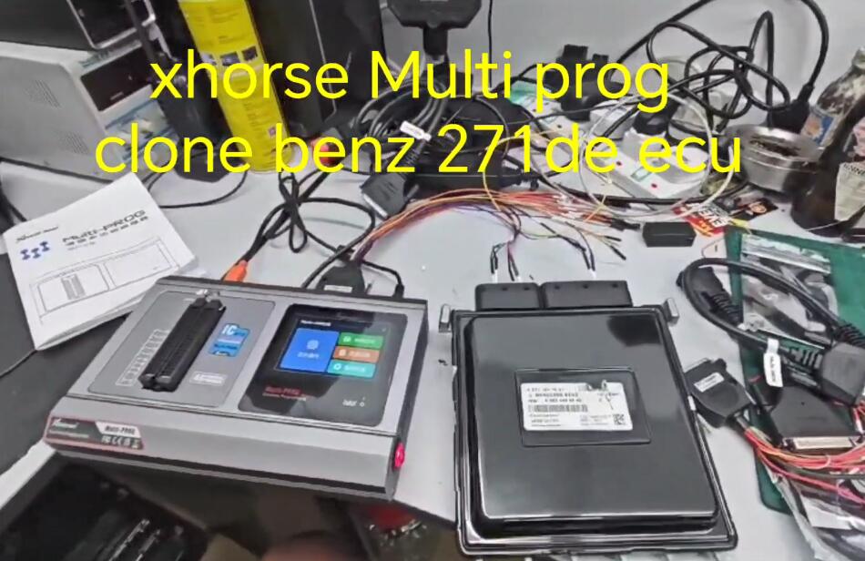 Xhorse Multi-Prog Feedback: Read BMW/ BENZ 271DE/ MED17.7.2/ Peugeot MEV 17.4.2 OK