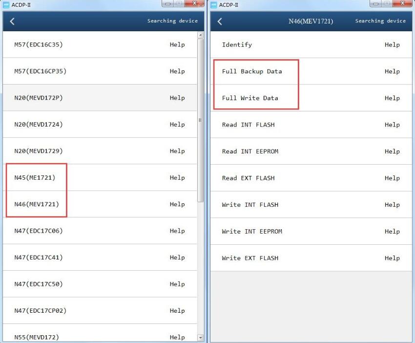 How to Clone BMW N46 MEV1721 with Yanhua ACDP 2 by Bench?