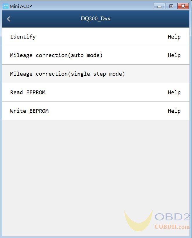 Yanhua ACDP Module 21 VW Audi Gearbox Mileage Calibration Guide