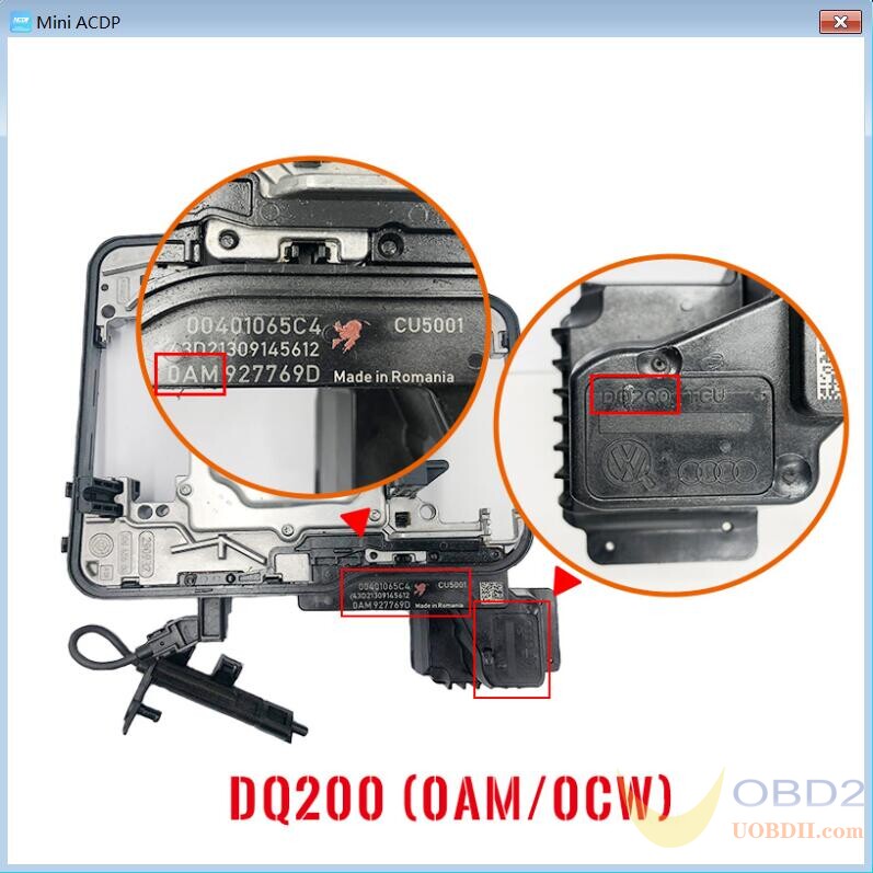 Yanhua ACDP Module 21 VW Audi Gearbox Mileage Calibration Guide