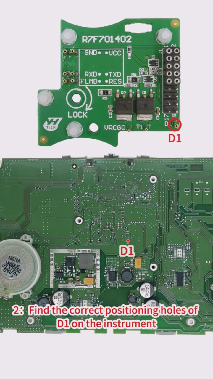 Yanhua ACDP Module 34 for VW MQB RH850 IMMO/Mileage Installation Guide