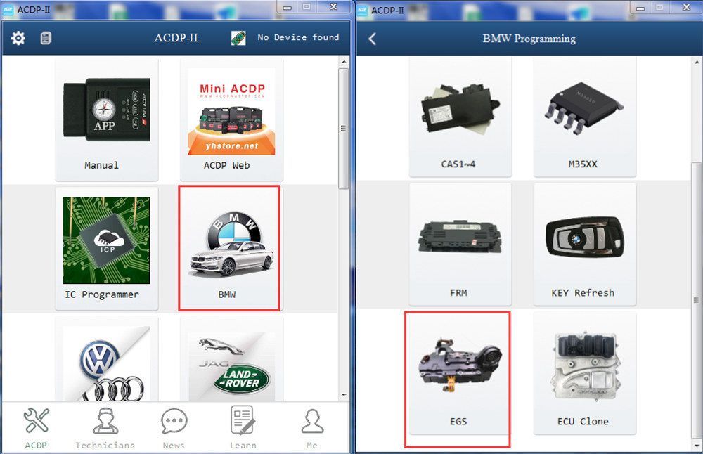 How to Clone ZF-TC1782/TC275/TC277 Gearbox by Yanhua ACDP2?