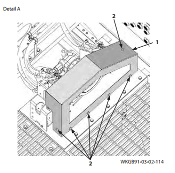 HITACHI EX5600 Air Conditioner Compressors Removal and Installation Guide (9)