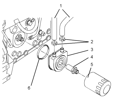 How to Remove and Install Engine Oil Cooler for Perkins 400A400D Engine (1)