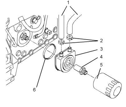 How to Remove and Install Engine Oil Cooler for Perkins 400A400D Engine (2)